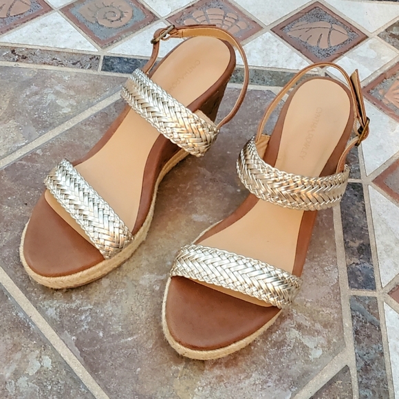 Cynthia Rowley Shoes - NWT Braided Woven Platform Jute Wedge Sandals